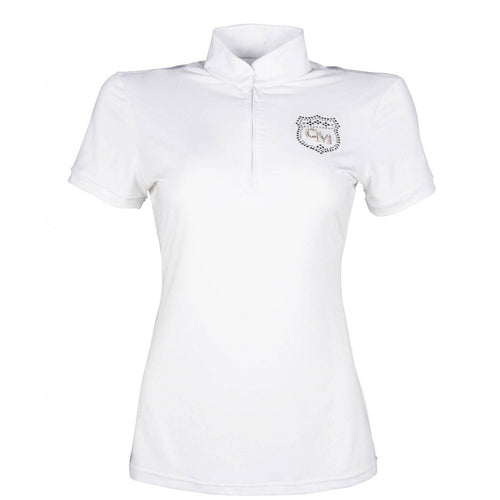 Cavallino Marino Polo de concours Rimini Mesh -Blanc XL - SHOP HORSE