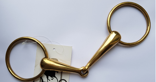 Axxel Mors 2 Anneaux en Laiton - SHOP HORSE