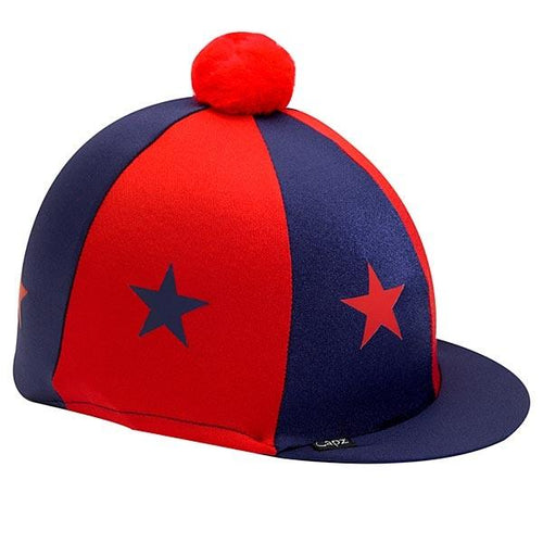 Capz Toque avec Etoiles Marine et Rouge - SHOP HORSE
