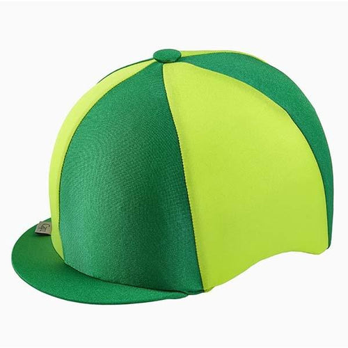 Capz Toque Bicolore Vert Emeraud et Vert Fluo - SHOP HORSE