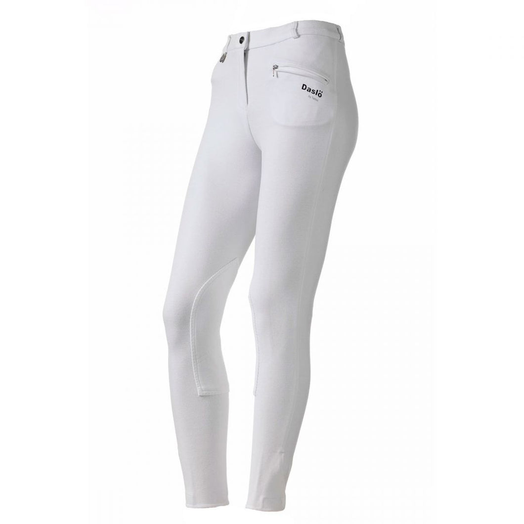 Daslo Culottes Equitation Blanc - SHOP HORSE