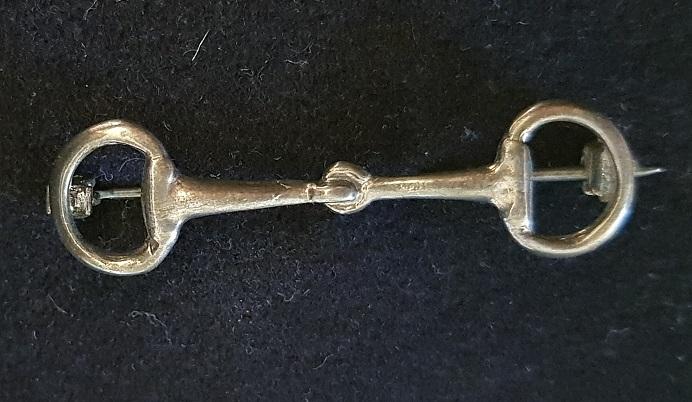 Elico Epingle Mors Argent Antique