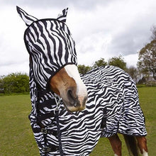 Load image into Gallery viewer, Elico Masque Anti-mouches Zebre - SHOP HORSE
