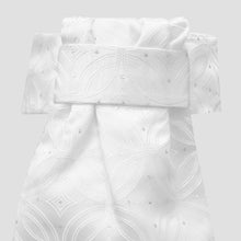 Load image into Gallery viewer, Cravate de Dressage Pois Argent
