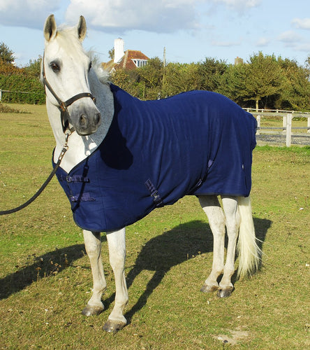 Chemise Polaire Marine - SHOP HORSE